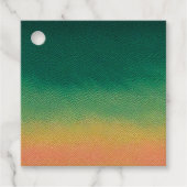 Kleurrijke Leather Art Gift Labels (Voorkant)