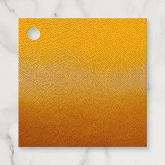 Kleurrijke Leather Art Gift Labels (Voorkant)