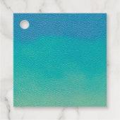 Kleurrijke Leather Art Gift Labels (Voorkant)