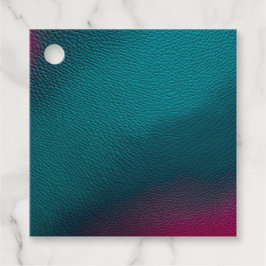 Kleurrijke Leather Art Gift Labels