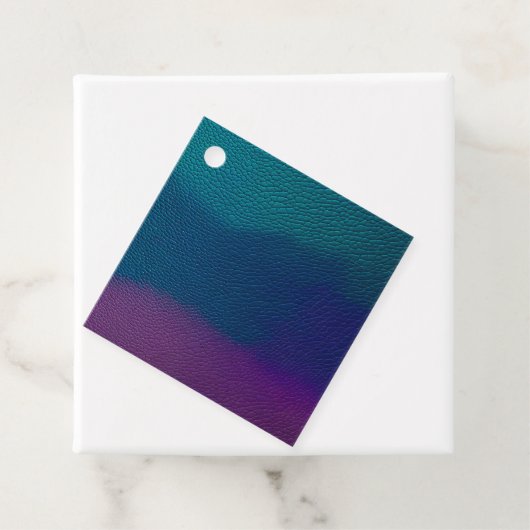 Kleurrijke Leather Art Gift Labels (In situ)