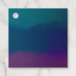 Kleurrijke Leather Art Gift Labels