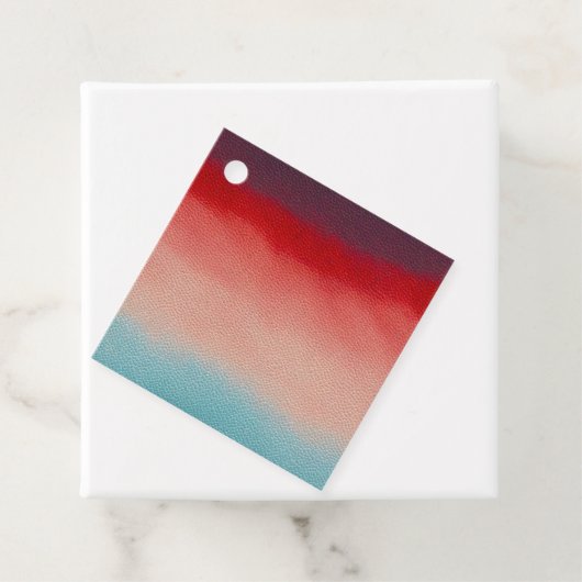 Kleurrijke Leather Art Gift Labels (In situ)