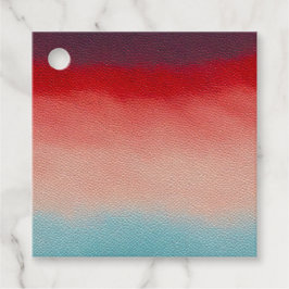 Kleurrijke Leather Art Gift Labels