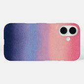 Kleurrijke Leather Art iPhone Case (Achterkant (horizontaal))