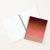 Kleurrijke Leather Art Spiral Notitieboek (Binnen)