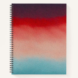 Kleurrijke Leather Art Spiral Notitieboek