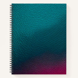 Kleurrijke Leather Art Spiral Notitieboek