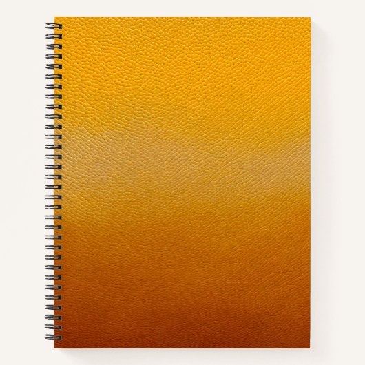 Kleurrijke Leather Art Spiral Notitieboek (Voorkant)