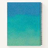 Kleurrijke Leather Art Spiral Notitieboek (Achterkant)