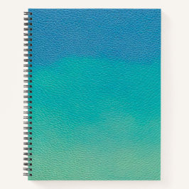 Kleurrijke Leather Art Spiral Notitieboek