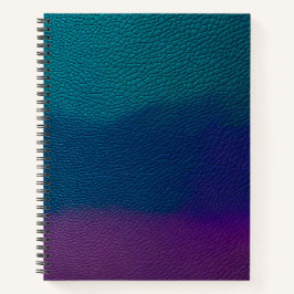 Kleurrijke Leather Art Spiral Notitieboek