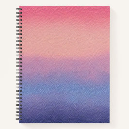 Kleurrijke Leather Art Spiral Notitieboek