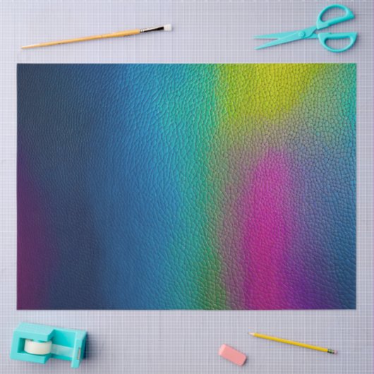 Kleurrijke Leather Art Tissue Paper Tissuepapier (Craft)