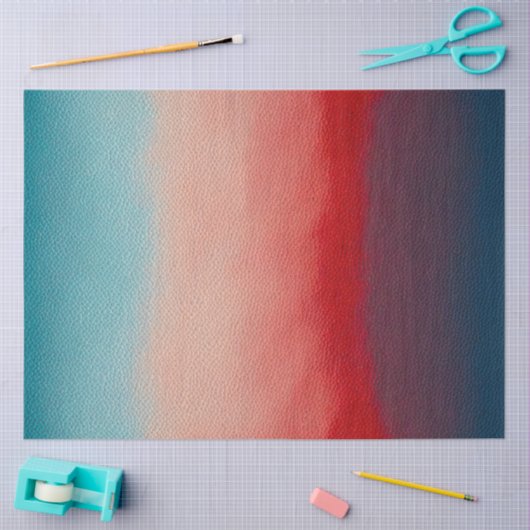 Kleurrijke Leather Art Tissue Paper Tissuepapier (Craft)