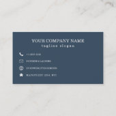 Kleurrijke Leaves and Flowers Visitekaartje (Achterkant)