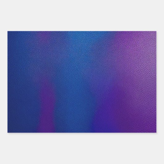 Kleurrijke Lederen Art Wrapping Paper Sheets (Voorkant 3)