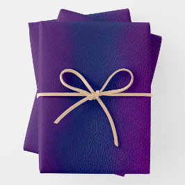Kleurrijke Lederen Art Wrapping Paper Sheets