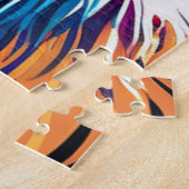 Kleurrijke Leeuw 20" * 30" Puzzel, 1014 stuks Legpuzzel (Zijkant)