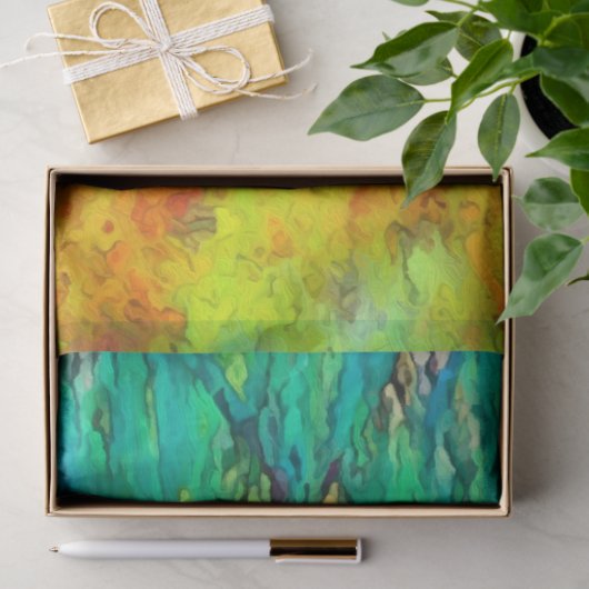 Kleurrijke Leeuw Decoupage Print Rainbow Tissuepapier (Geschenk)