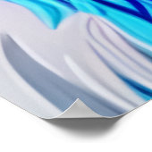 Kleurrijke Leeuw digitale kunst | Verjaardag Poster (Hoek)