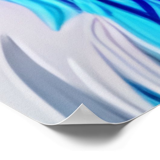 Kleurrijke Leeuw digitale kunst | Verjaardag Poster (Hoek)