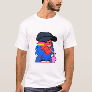 Kleurrijke leeuw t-shirt