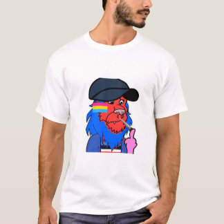 Kleurrijke leeuw t-shirt