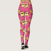Kleurrijke leggies leggings (Achterkant)