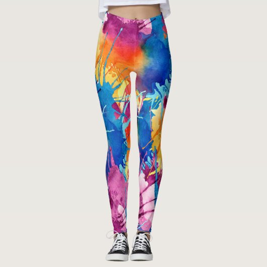 Kleurrijke leggings (Voorkant)