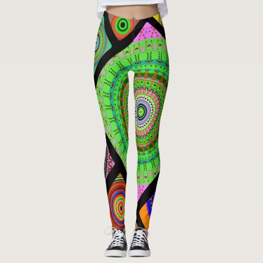 Kleurrijke Leggings (Voorkant)