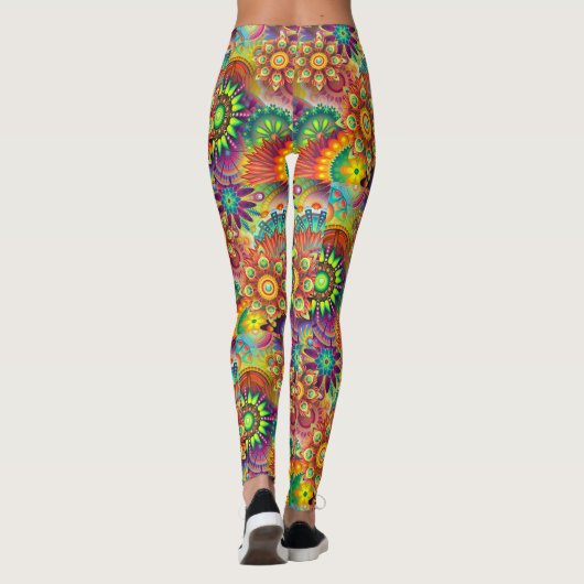 kleurrijke Leggings (Achterkant)