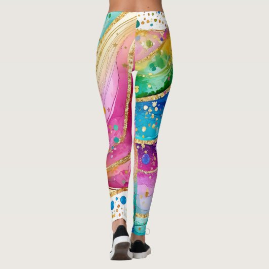 Kleurrijke Leggings (Achterkant)