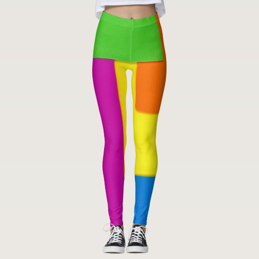Kleurrijke leggings (Voorkant)