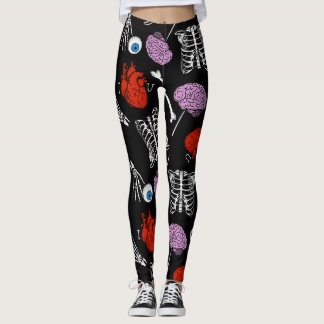 Kleurrijke Leggings met een helling