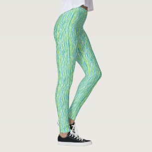 Kleurrijke Leggings Met Spandex voor Buikcontrole