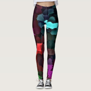 kleurrijke Leggings modern trendy patroon elegant