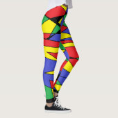 Kleurrijke Leggings Patroon Abstracte Kleuren (Rechts)