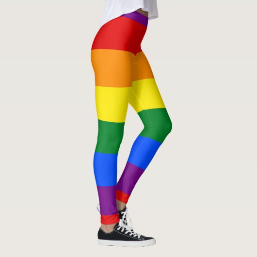 Kleurrijke leggings van de regenboogvlag (Rechts)