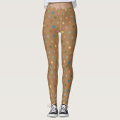  kleurrijke Leggings van het Polka Dot Pattern (Voorkant)