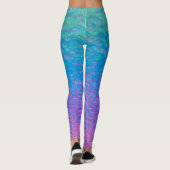 Kleurrijke Leggings voor het schilderen van Ombre (Achterkant)