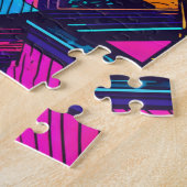 Kleurrijke legpuzzel (Zijkant)
