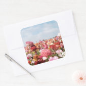 Kleurrijke lente bloem sticker (Envelop)