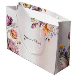 Kleurrijke Lente Bloemen Cadeautas