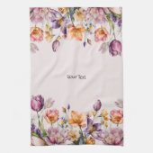 Kleurrijke Lente Bloemen Keuken Handdoeken (Verticaal)