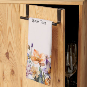 Kleurrijke Lente Bloemen Keuken Handdoeken