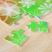 Kleurrijke Lente Bloemen Legpuzzel (Zijkant)