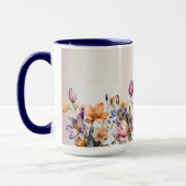 Kleurrijke lente bloemen mok (Links)