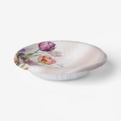 Kleurrijke Lente Bloemen Papieren Kommen (Gebogen)