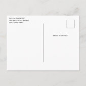Kleurrijke Lente Bloemen Patroon Save the Date Uitnodiging Briefkaart (Achterkant)